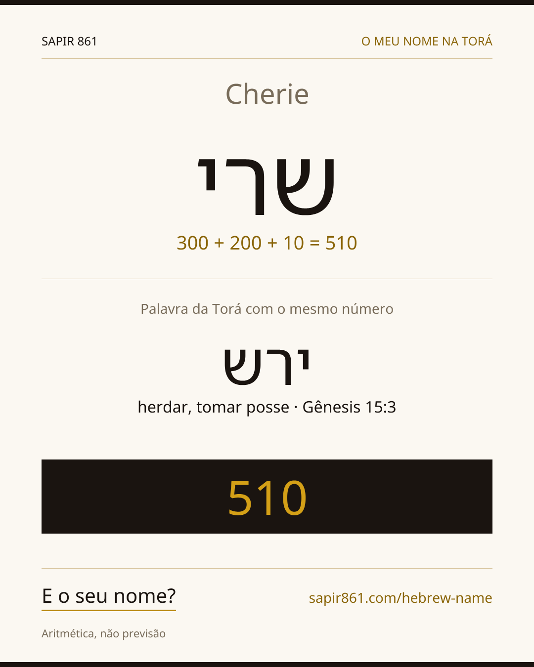Cherie — שרי