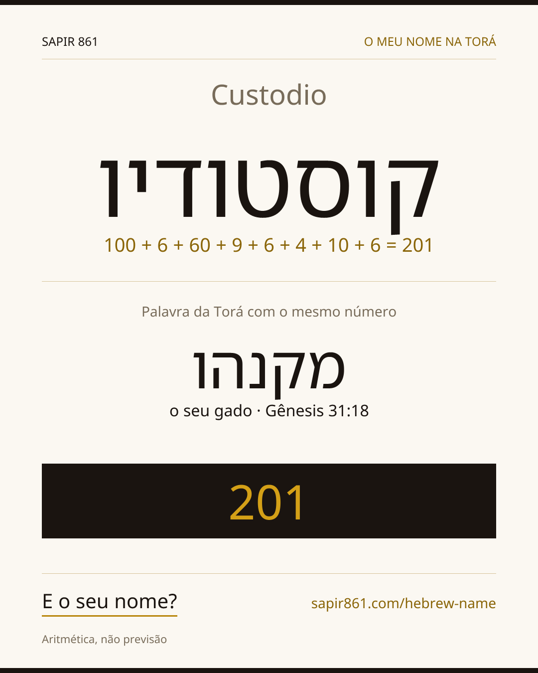 Custodio — קוסטודיו