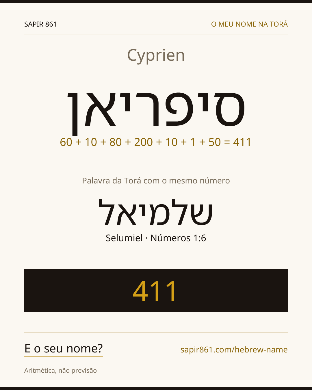 Cyprien — סיפריאן