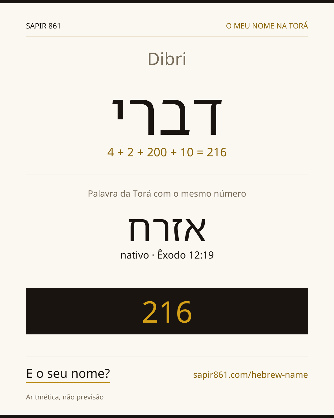 Dibri — דברי