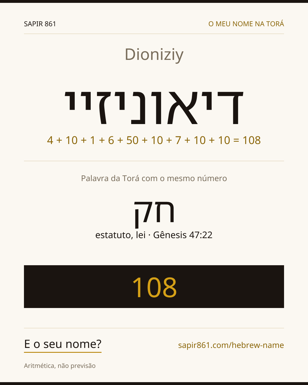 Dioniziy — דיאוניזיי