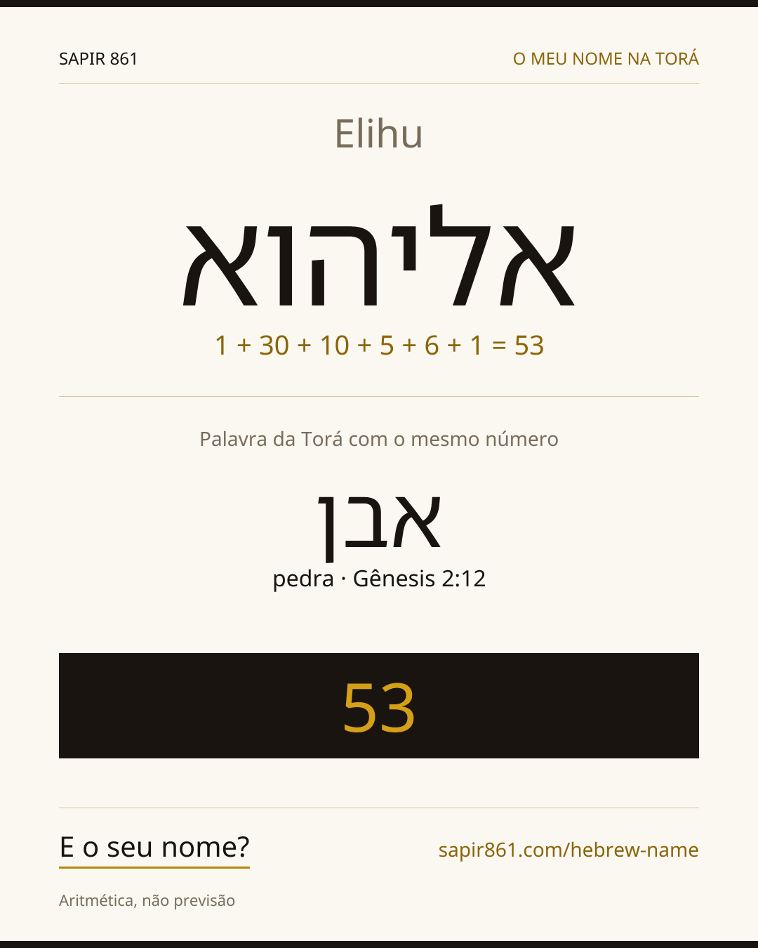 Elihu — אליהוא
