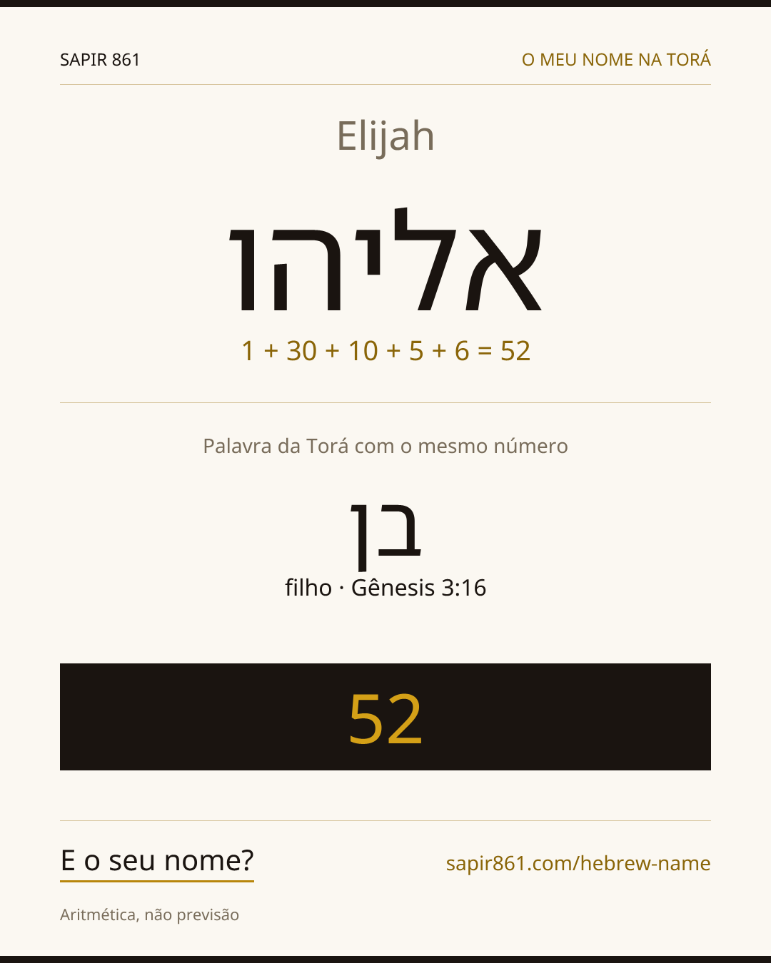Elijah — אליהו