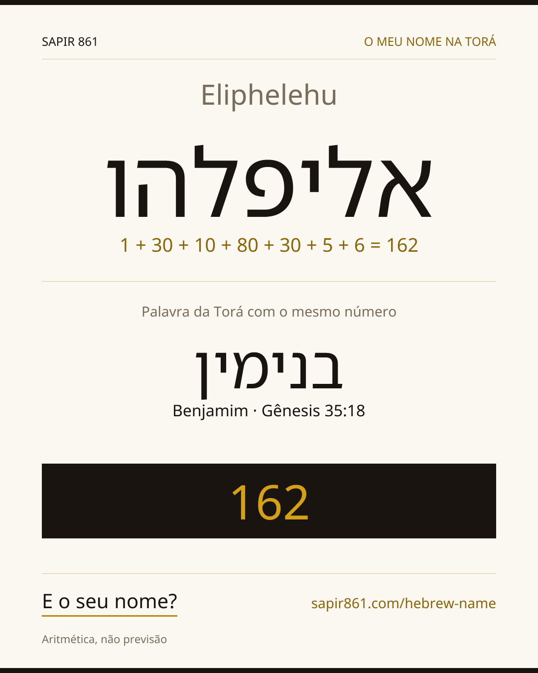 Eliphelehu — אליפלהו