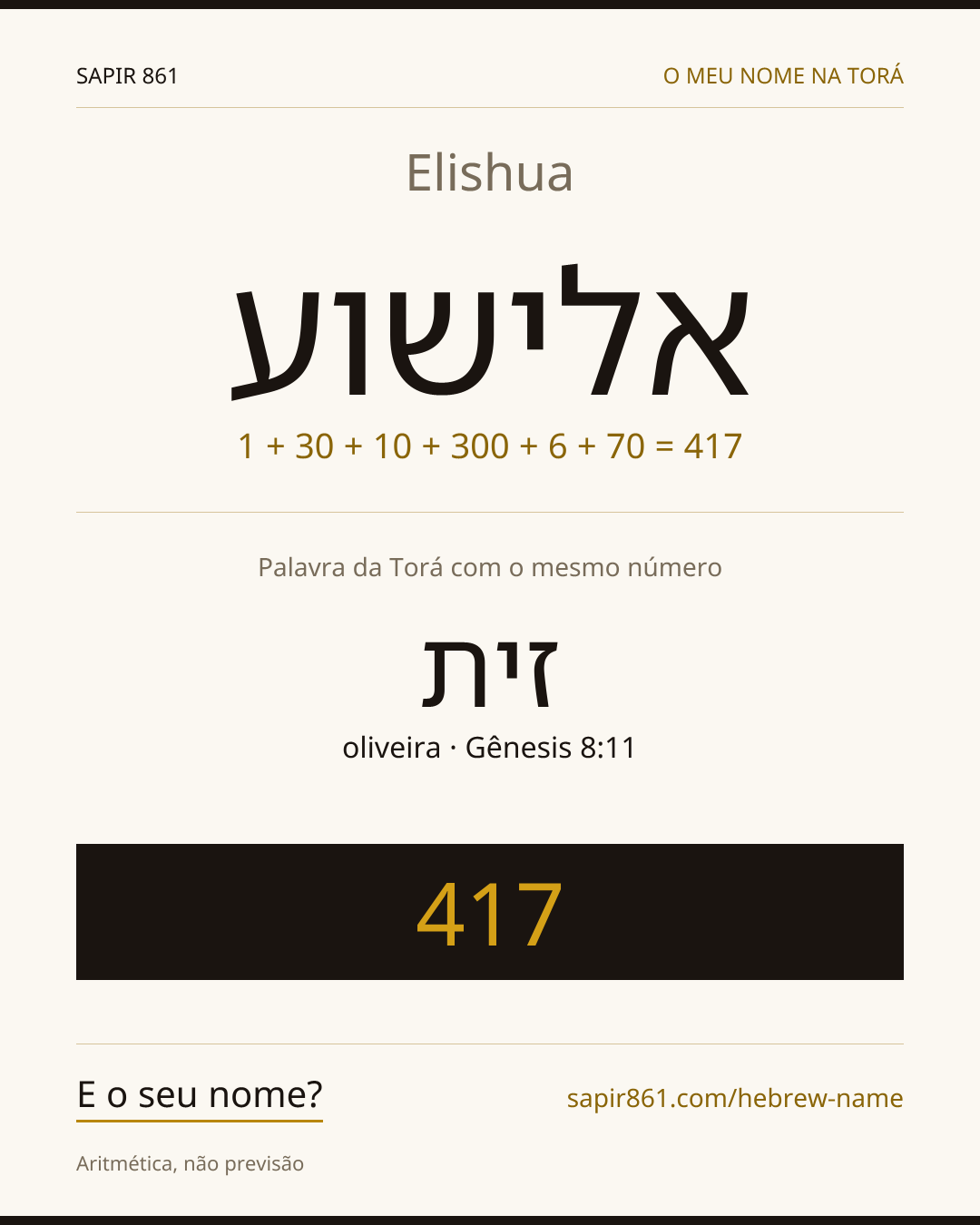 Elishua — אלישוע