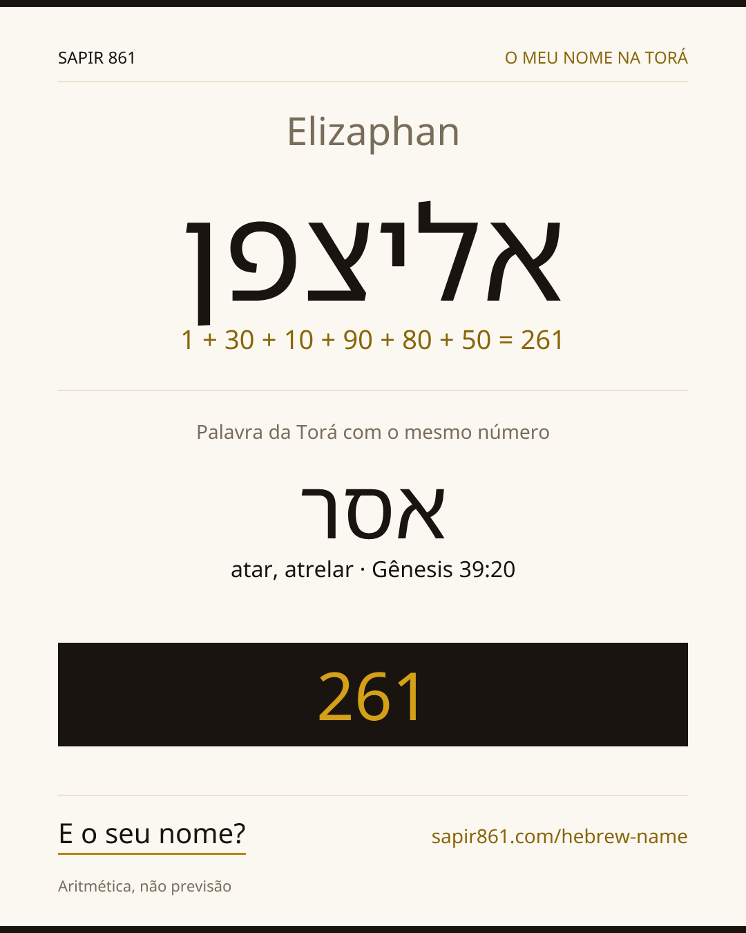 Elizaphan — אליצפן