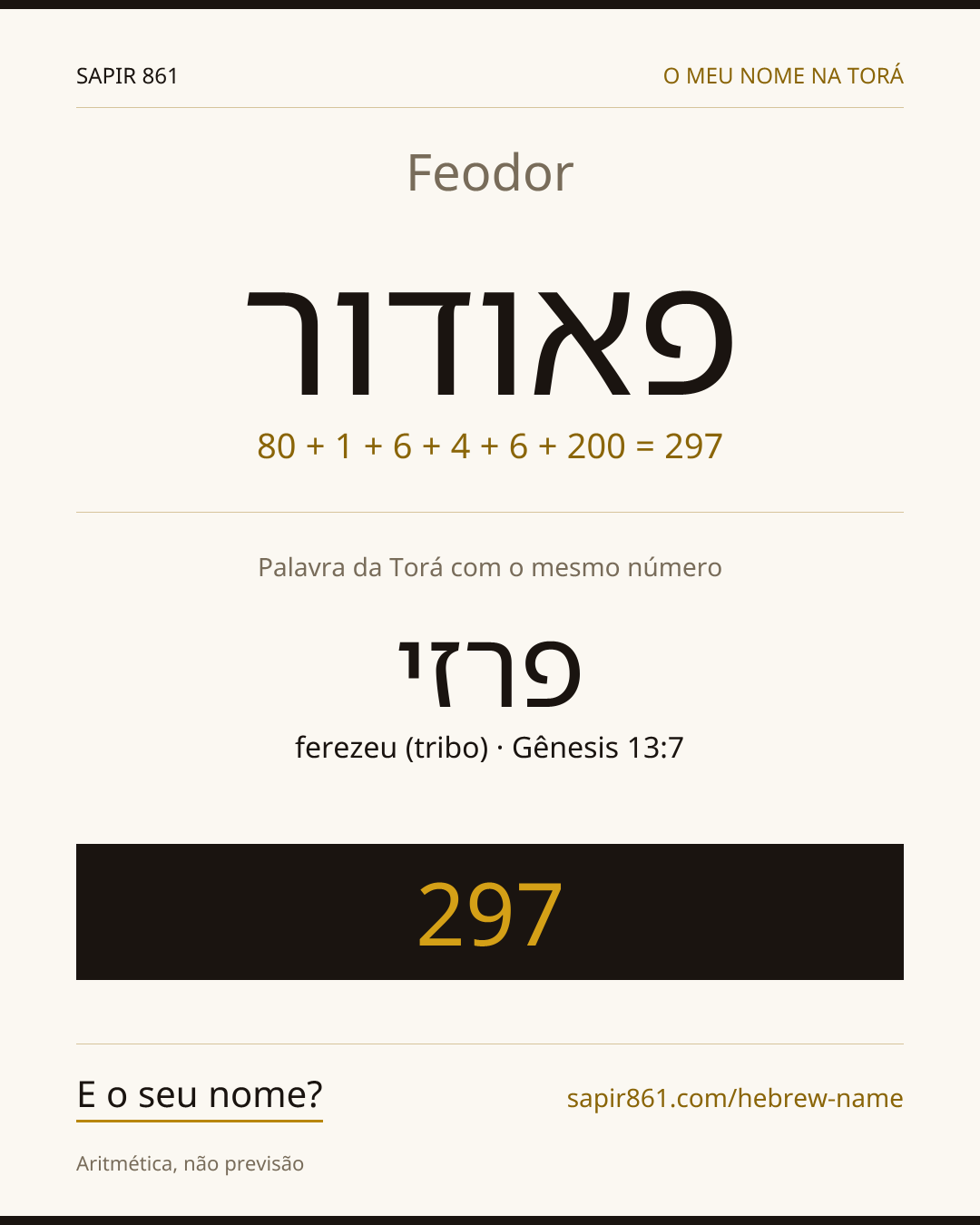 Feodor — פאודור