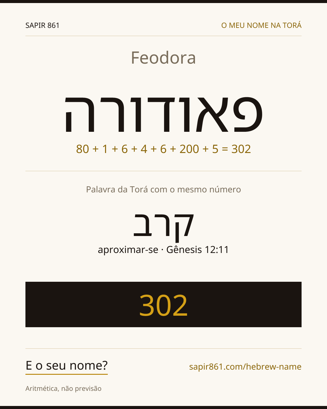 Feodora — פאודורה