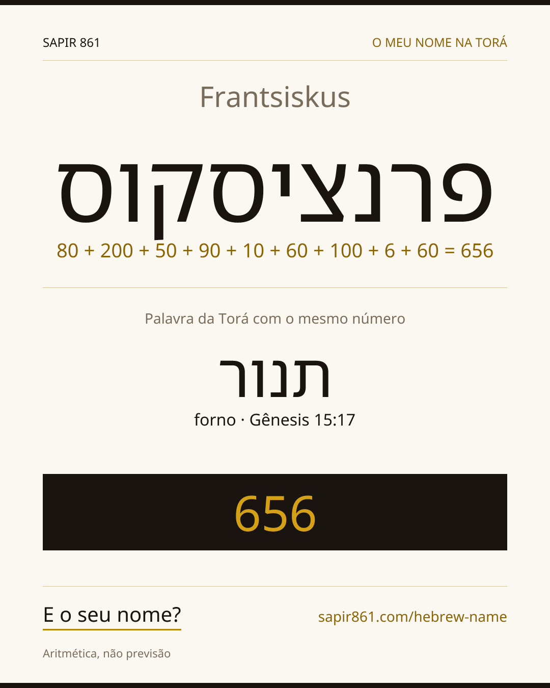 Frantsiskus — פרנציסקוס