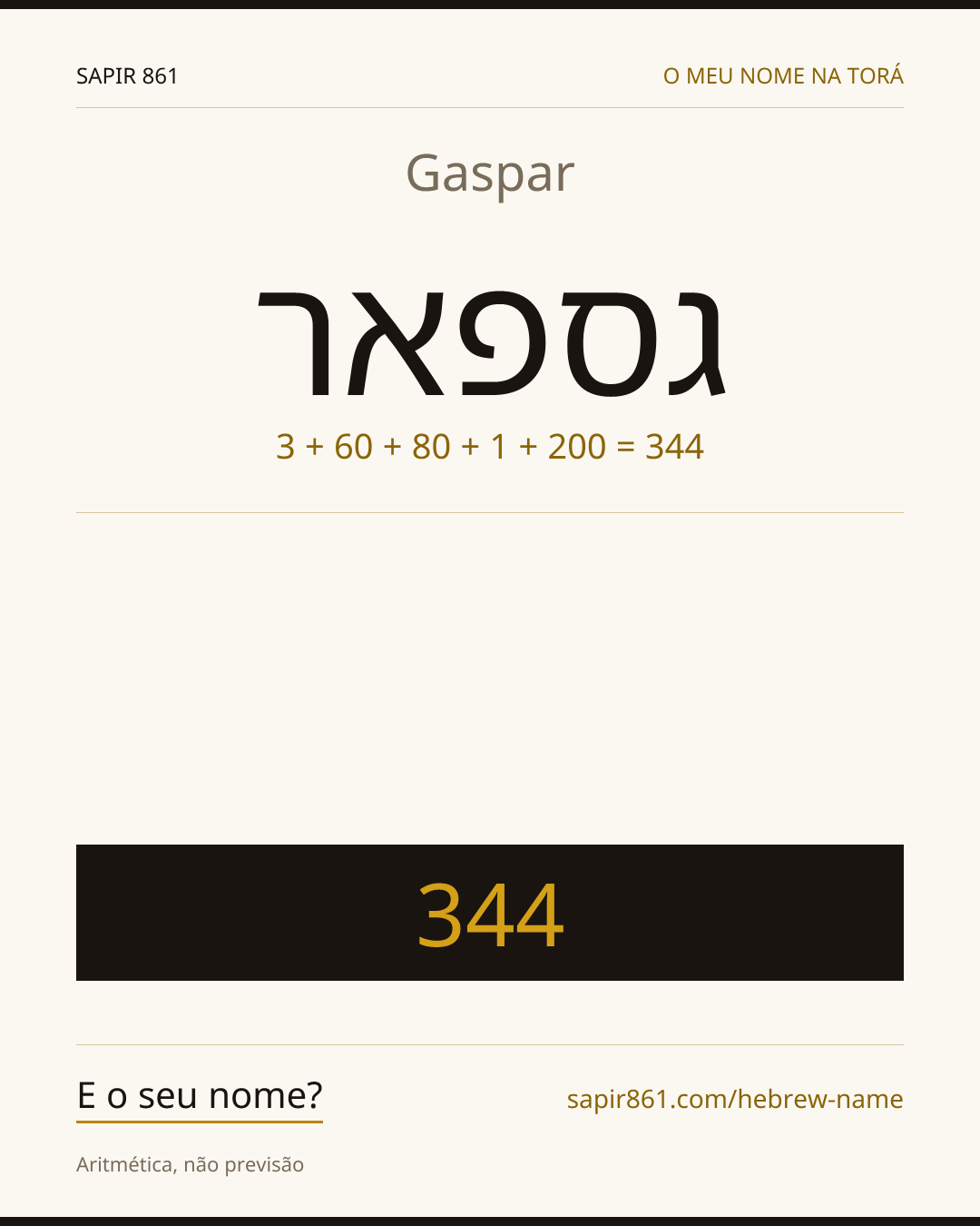 Gaspar — גספאר