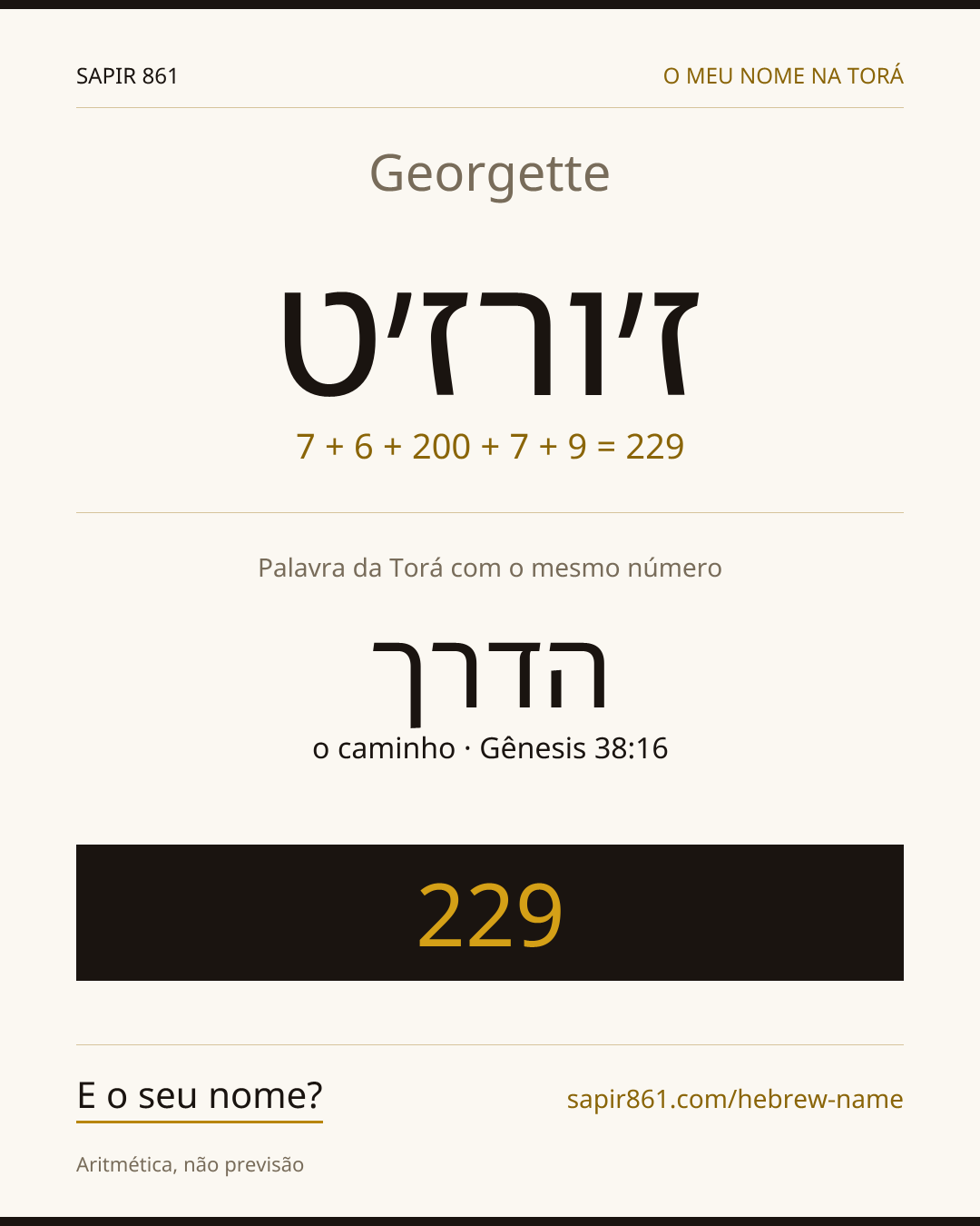 Georgette — ז׳ורז׳ט