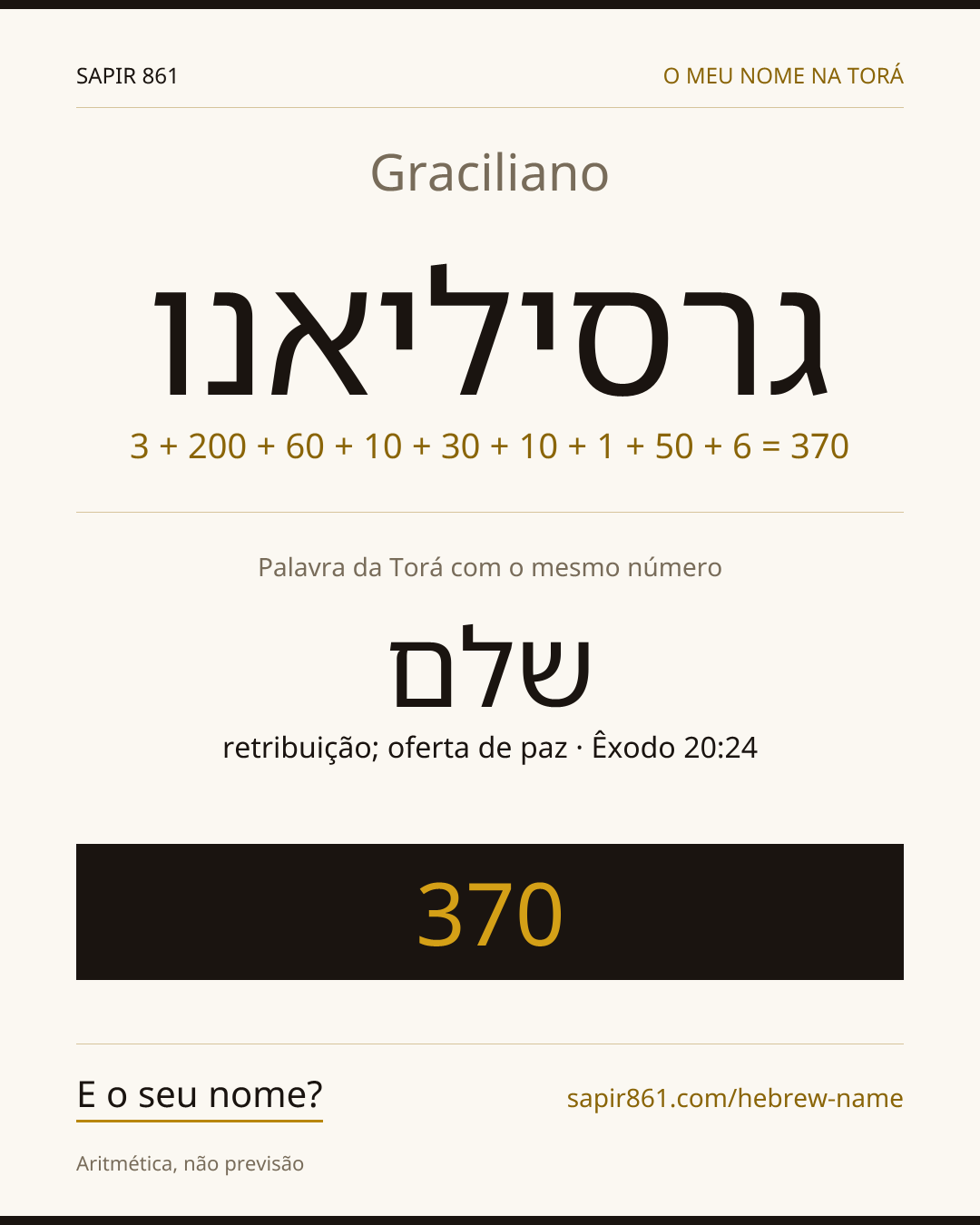 Graciliano — גרסיליאנו