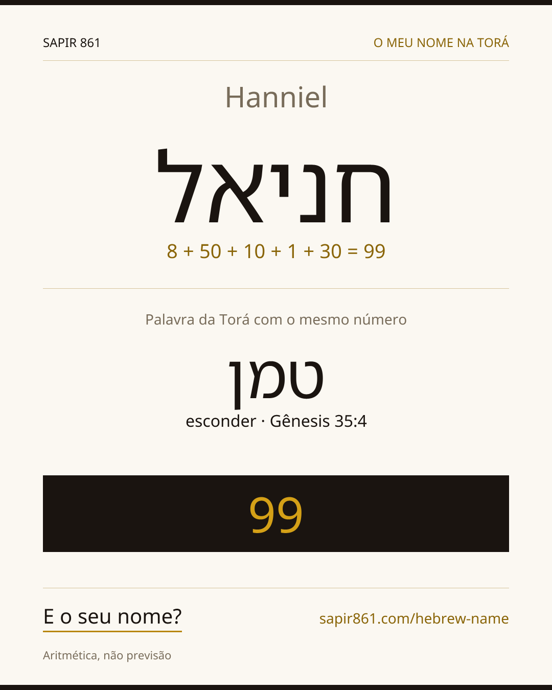 Hanniel — חניאל