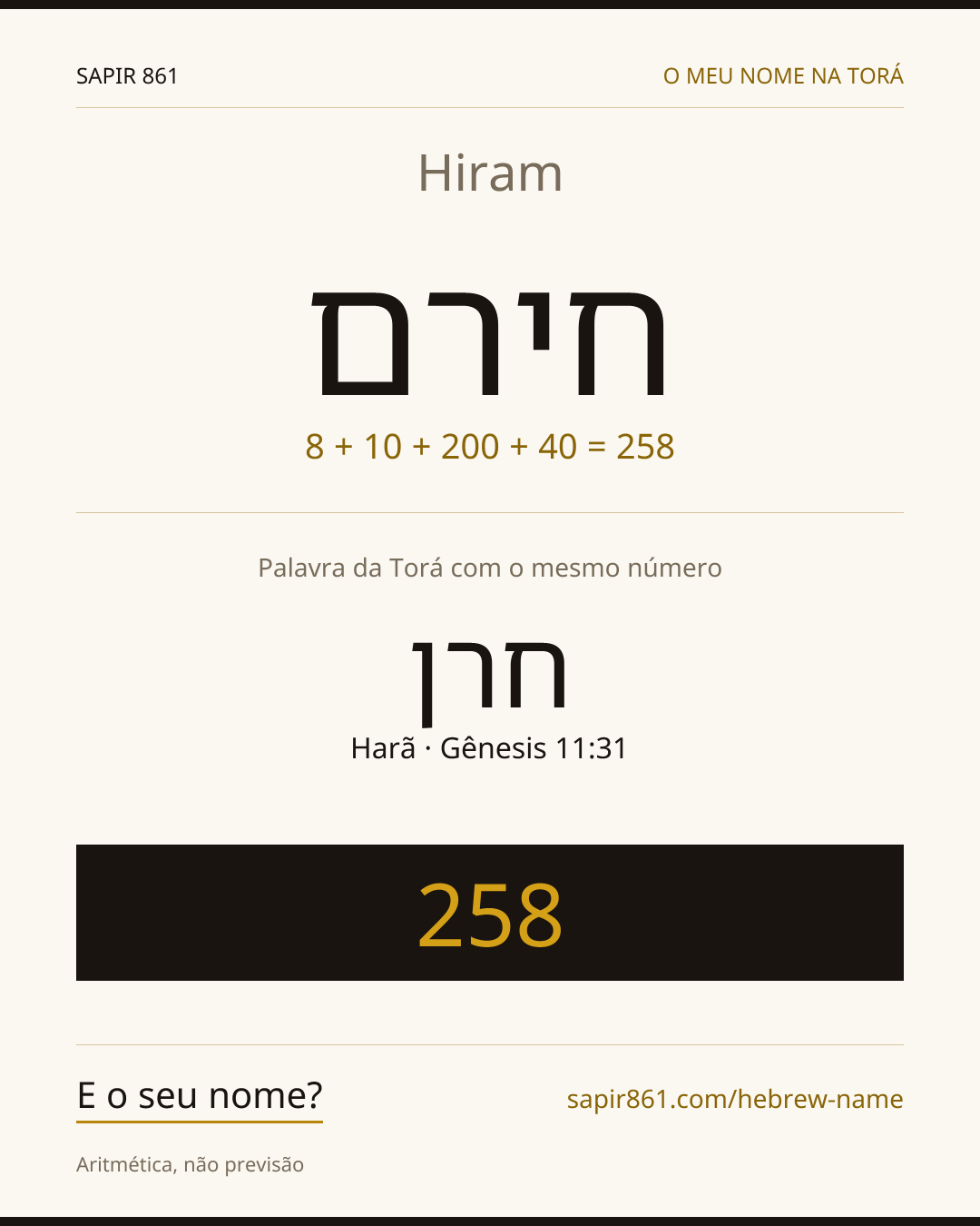 Hiram — חירם