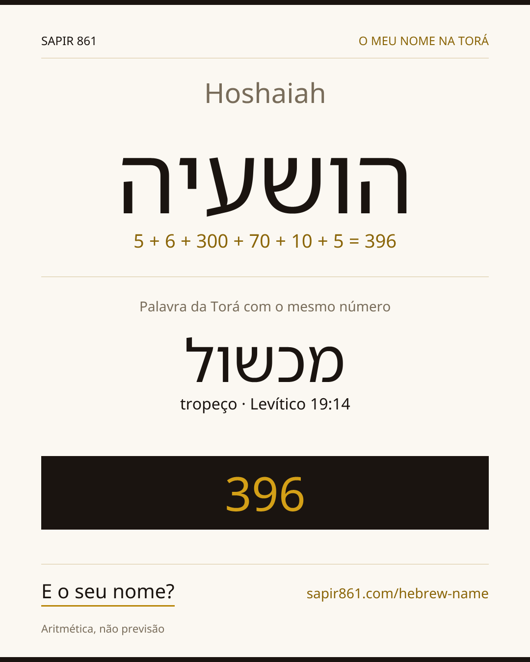 Hoshaiah — הושעיה