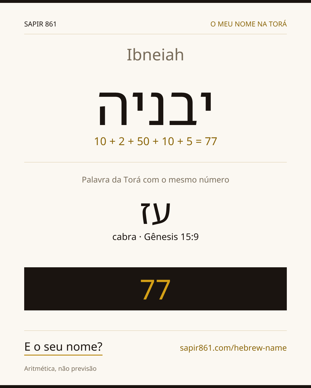 Ibneiah — יבניה