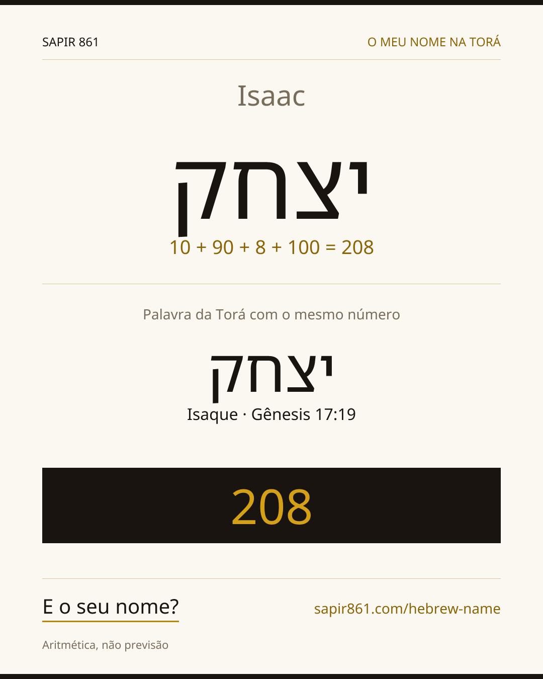 Isaac — יצחק
