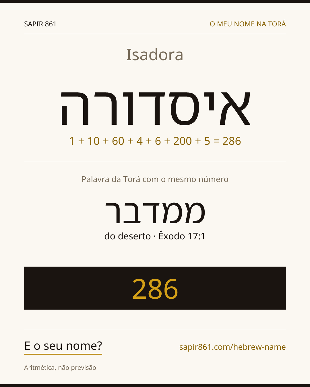 Isadora — איסדורה