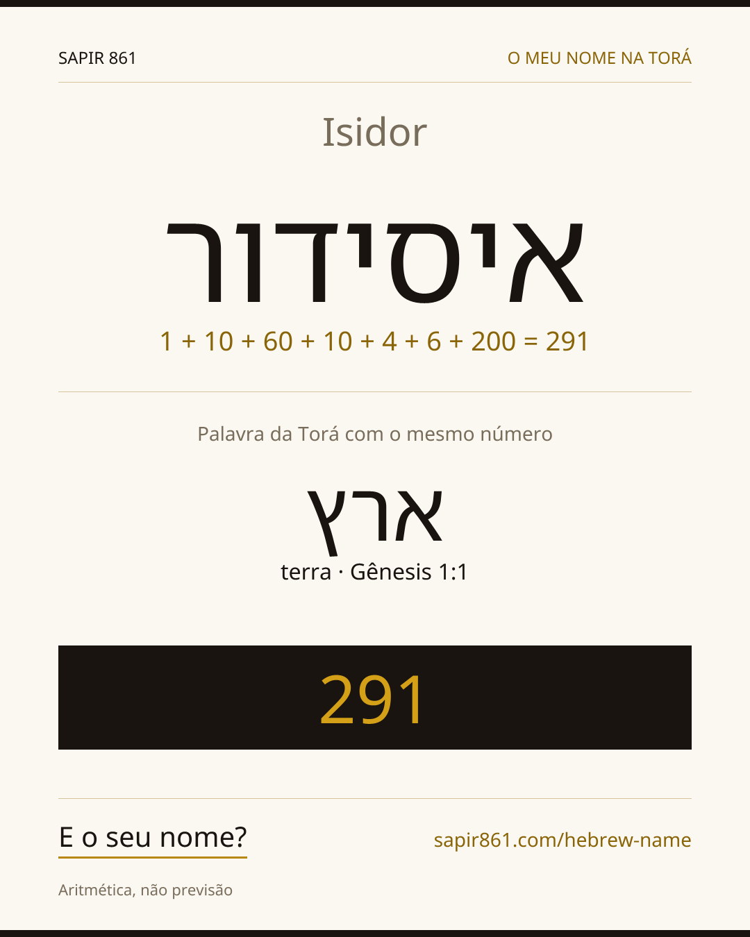 Isidor — איסידור