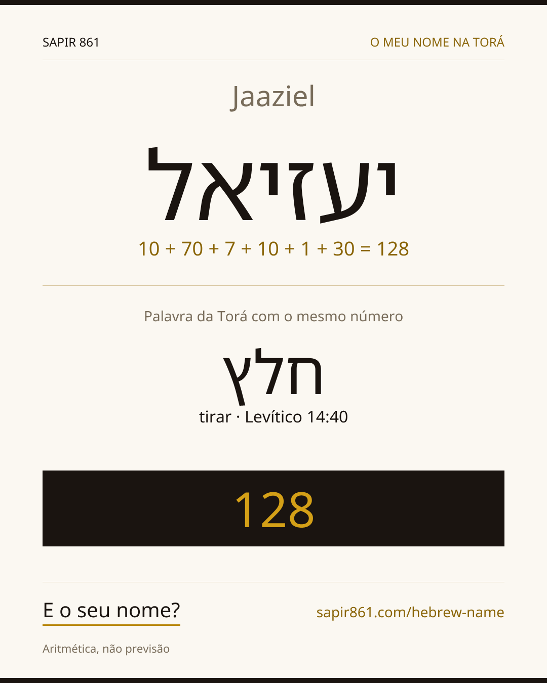 Jaaziel — יעזיאל