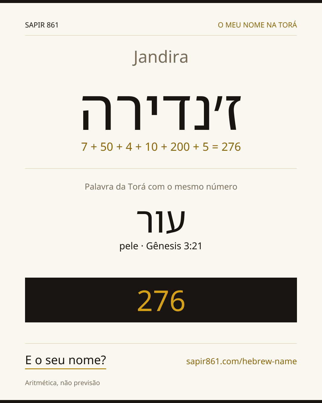 Jandira — ז׳נדירה