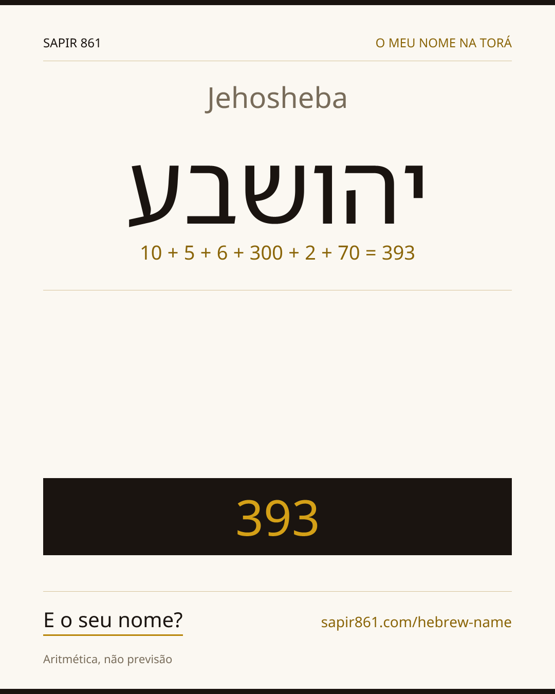 Jehosheba — יהושבע