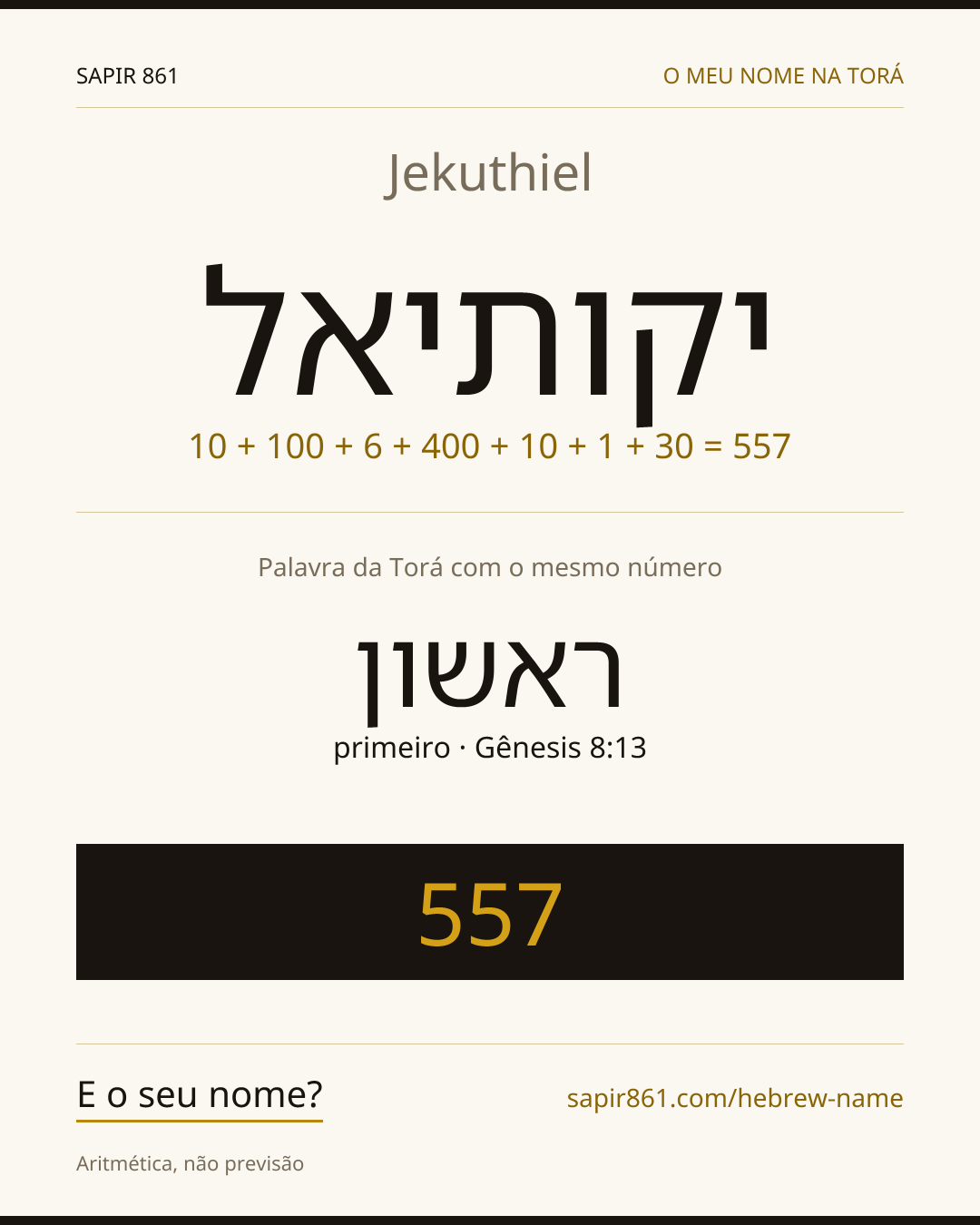 Jekuthiel — יקותיאל