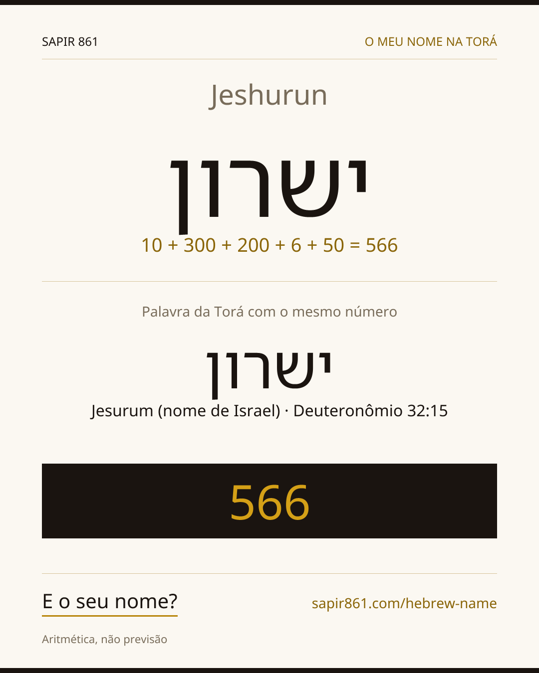 Jeshurun — ישרון