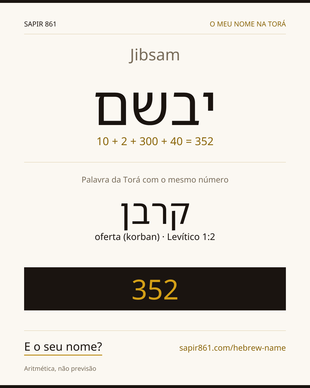 Jibsam — יבשם