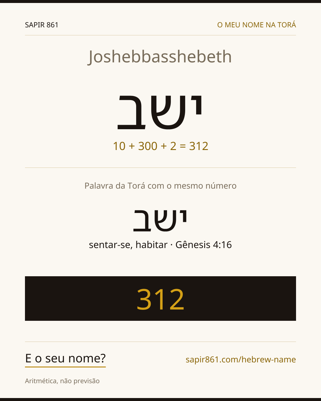 Joshebbasshebeth — ישב