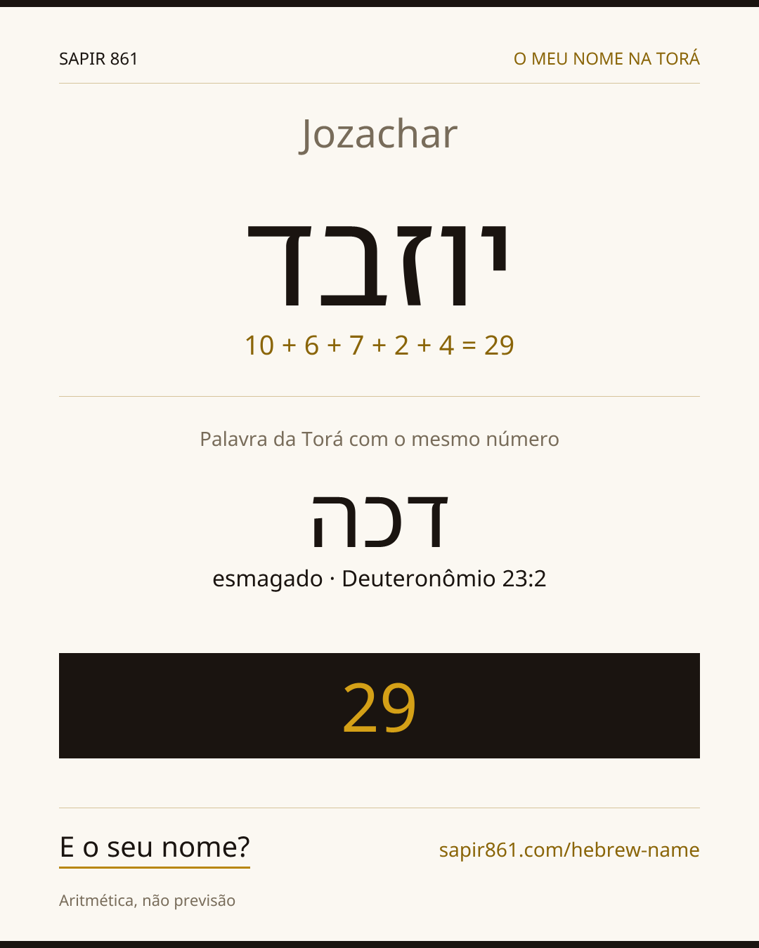 Jozachar — יוזבד