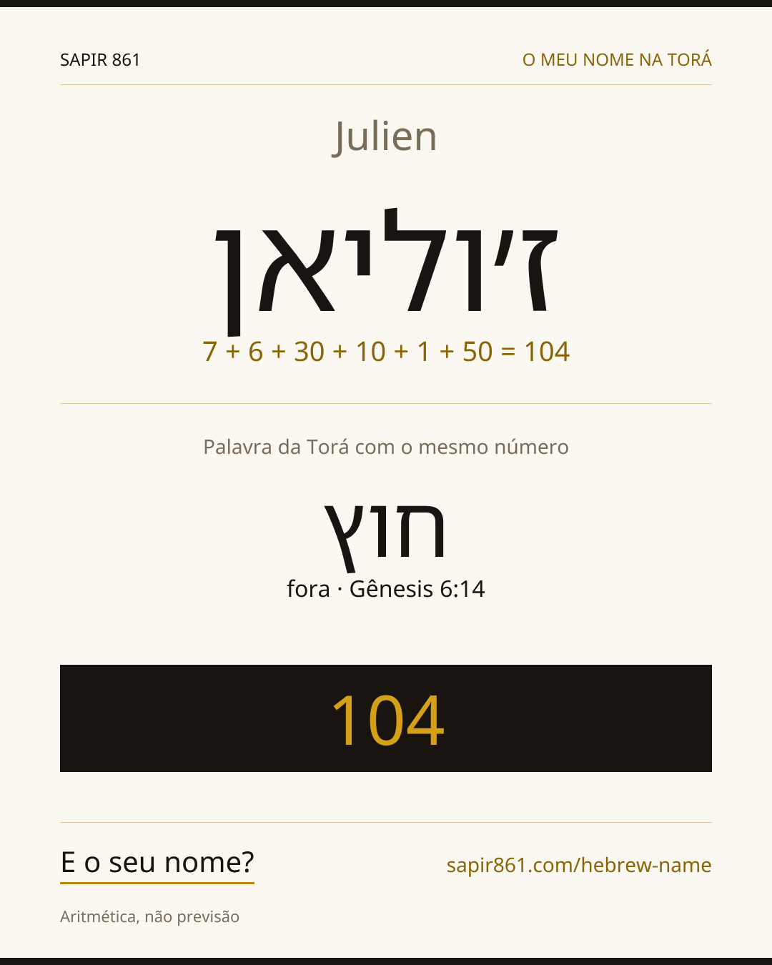 Julien — ז׳וליאן