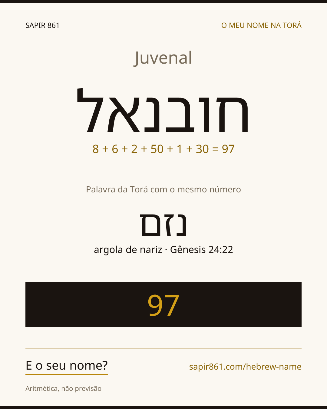 Juvenal — חובנאל