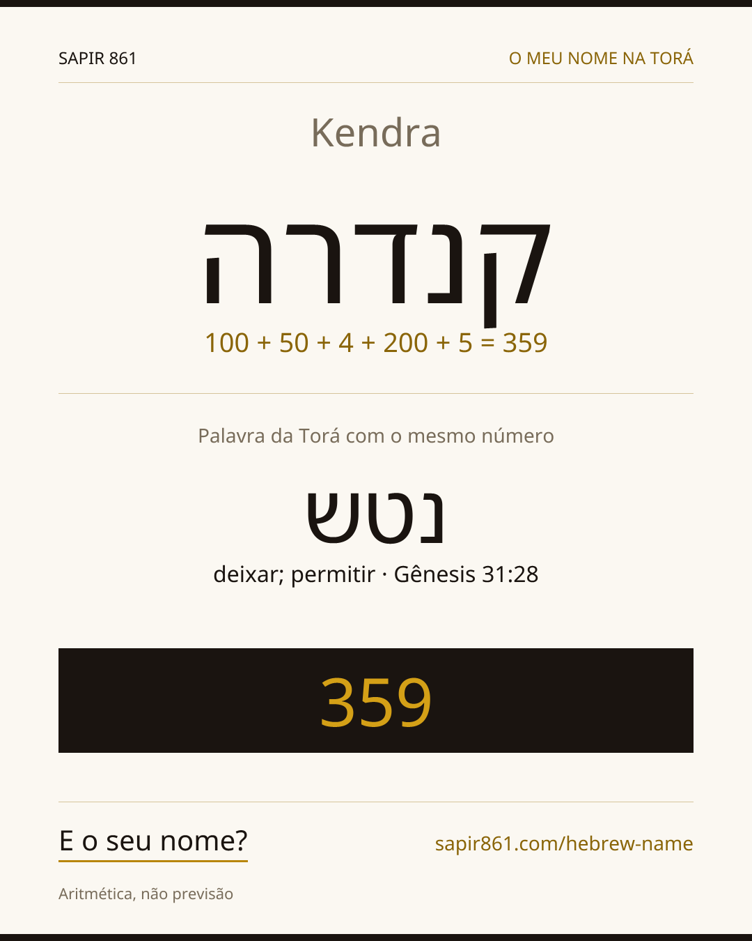 Kendra — קנדרה