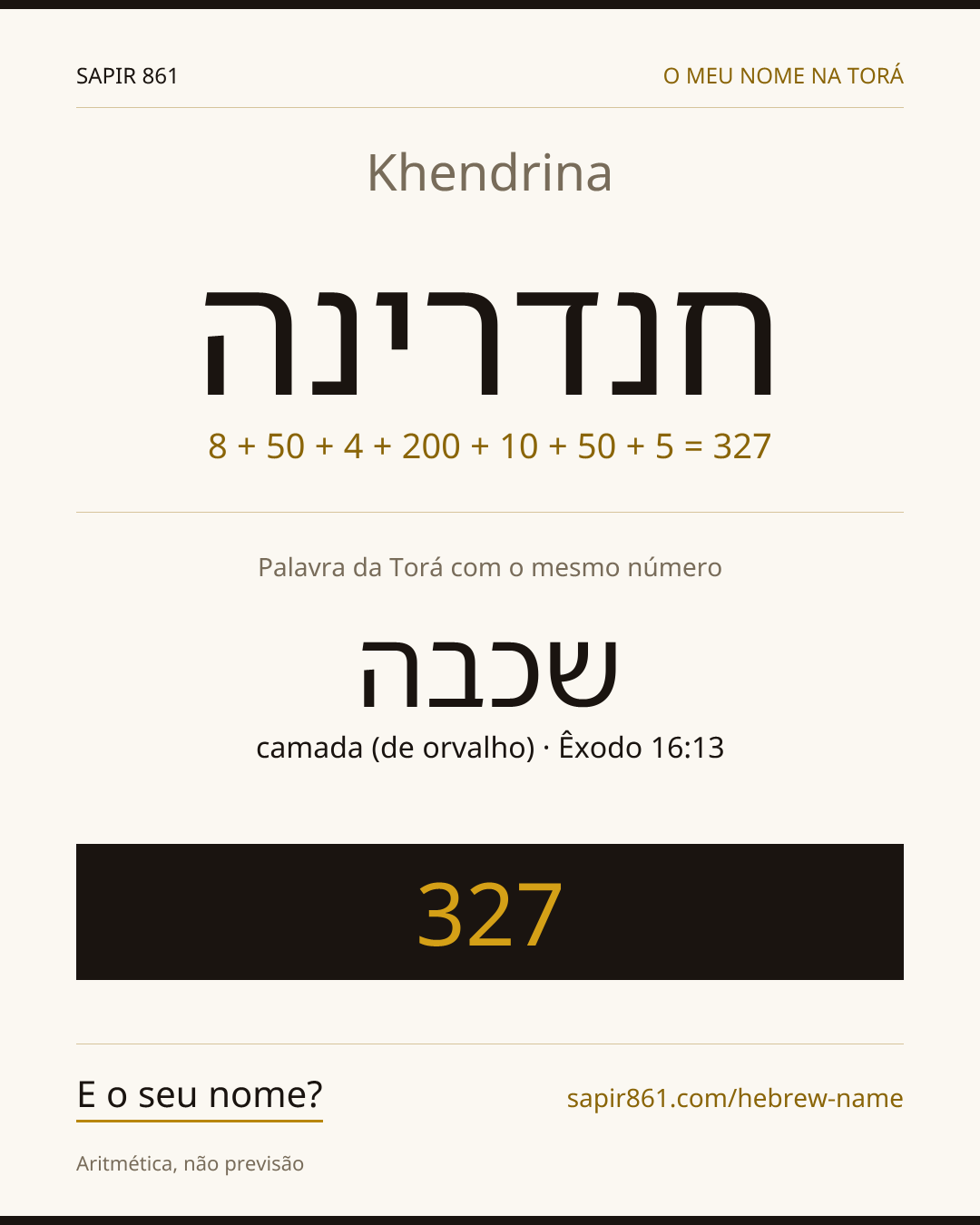 Khendrina — חנדרינה