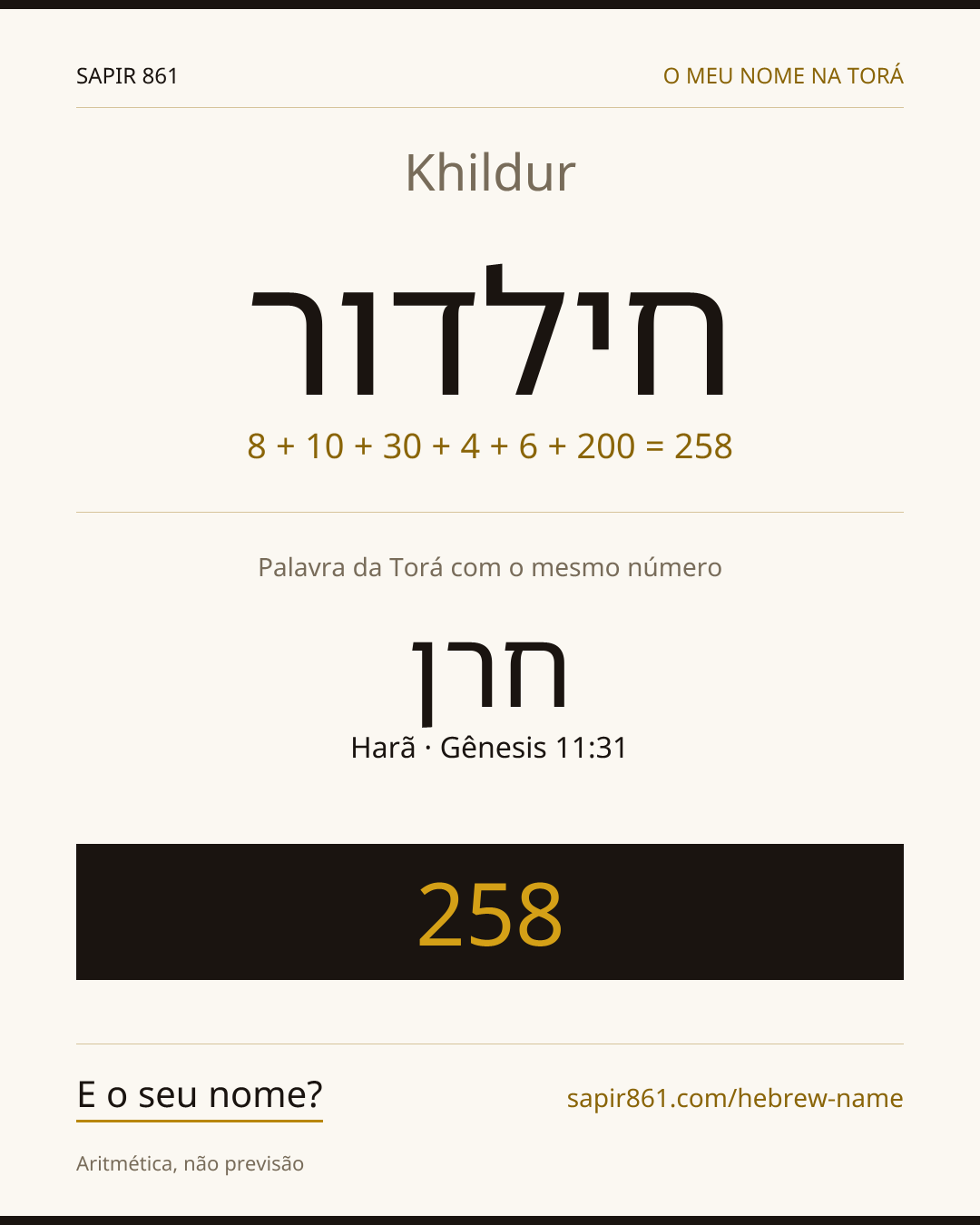 Khildur — חילדור