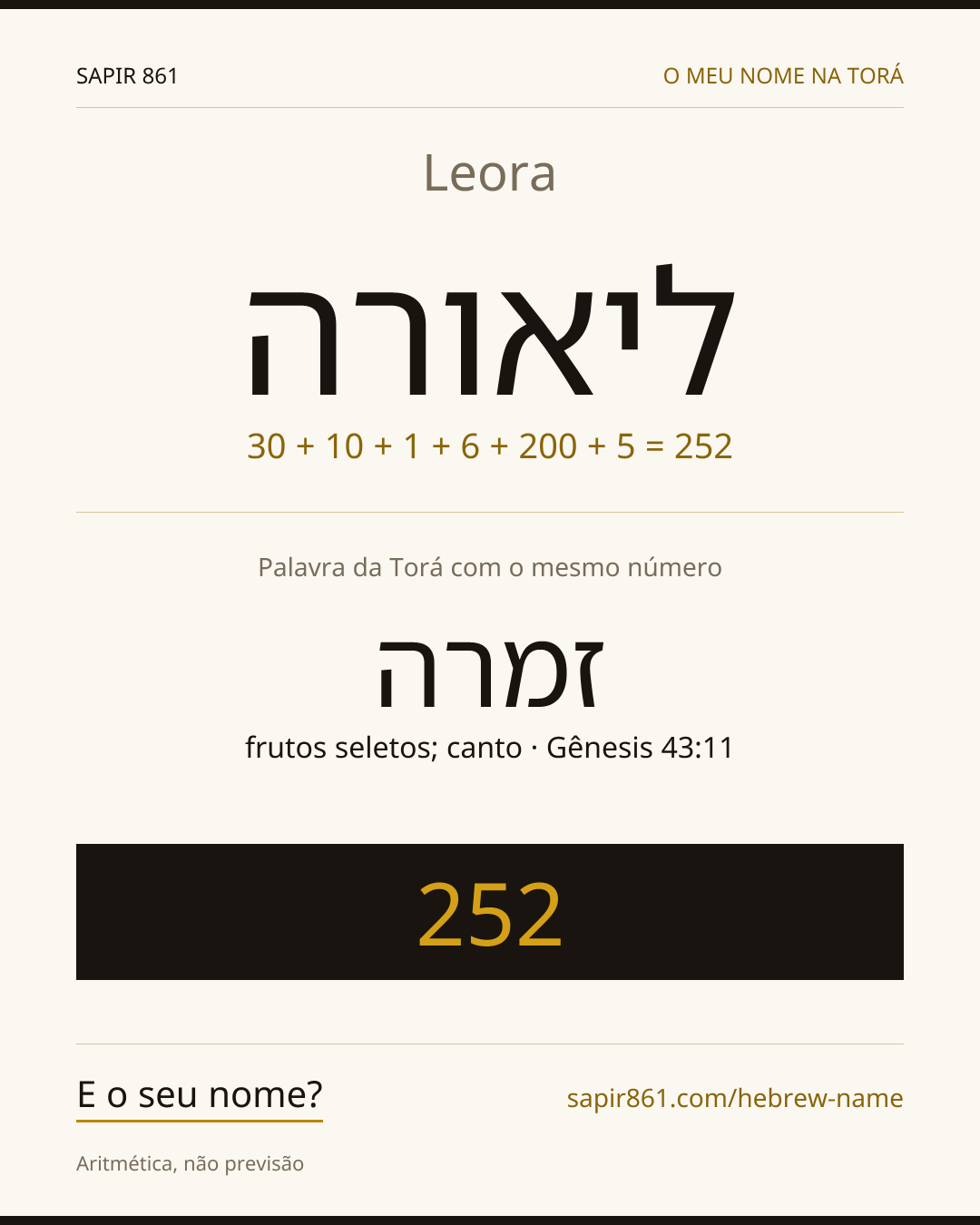 Leora — ליאורה
