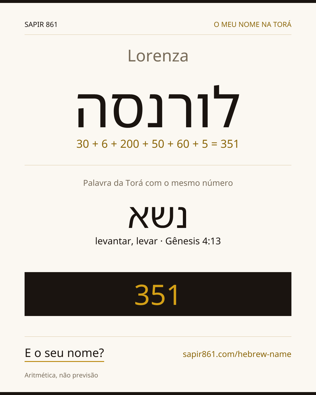 Lorenza — לורנסה