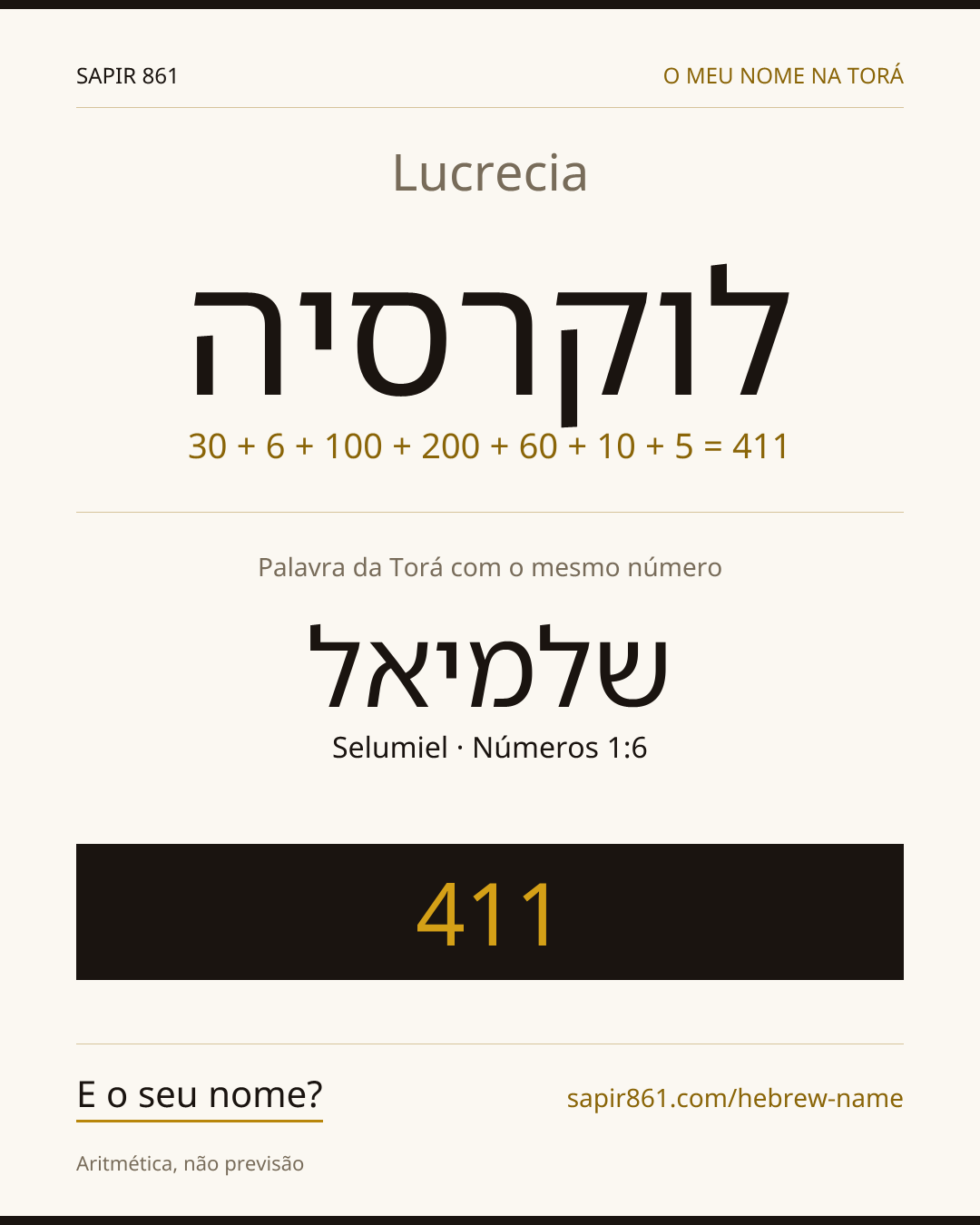 Lucrecia — לוקרסיה