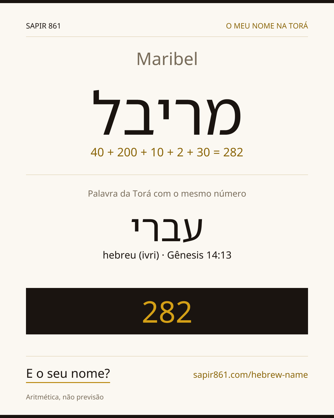 Maribel — מריבל