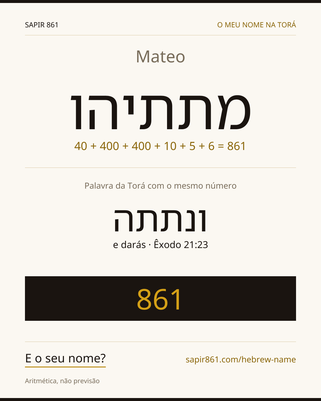 Mateo — מתתיהו