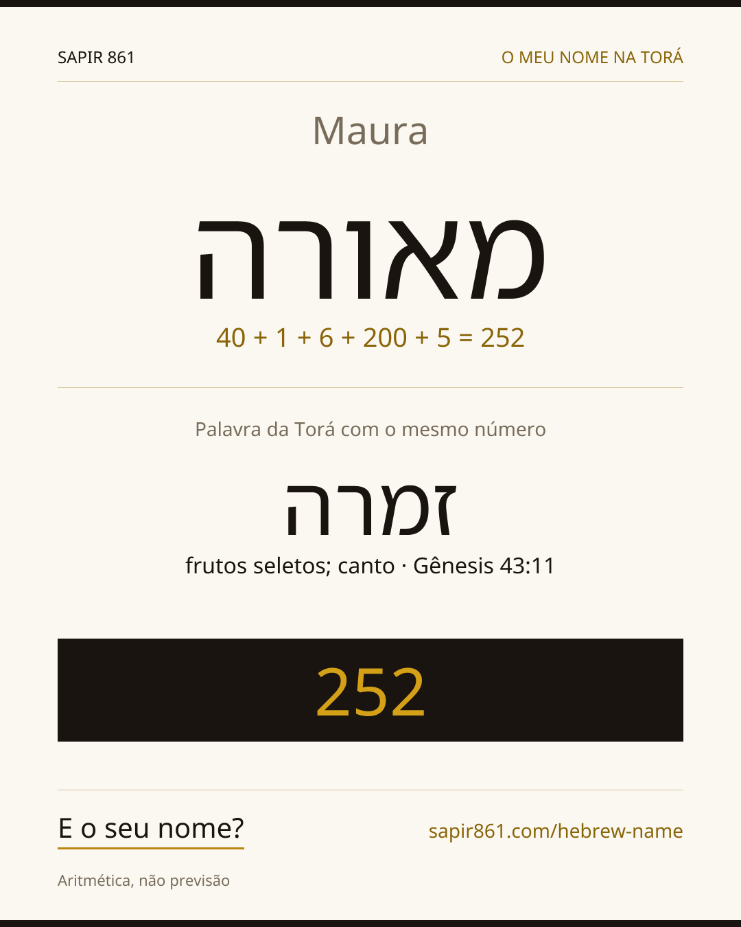 Maura — מאורה