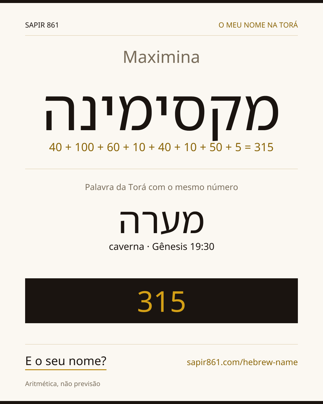 Maximina — מקסימינה