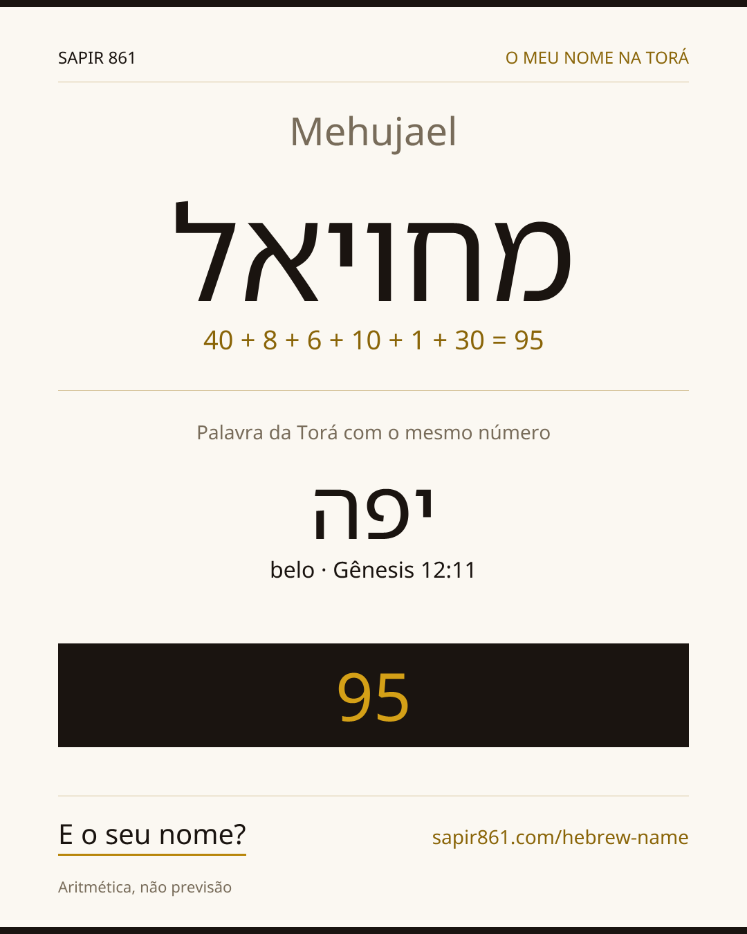Mehujael — מחויאל