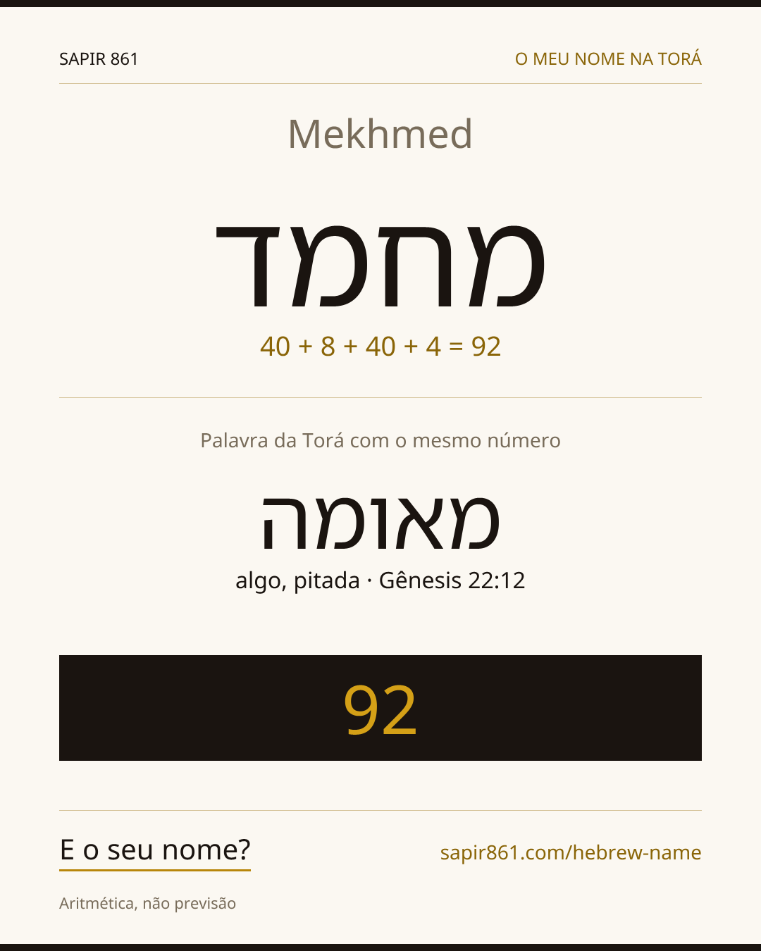 Mekhmed — מחמד