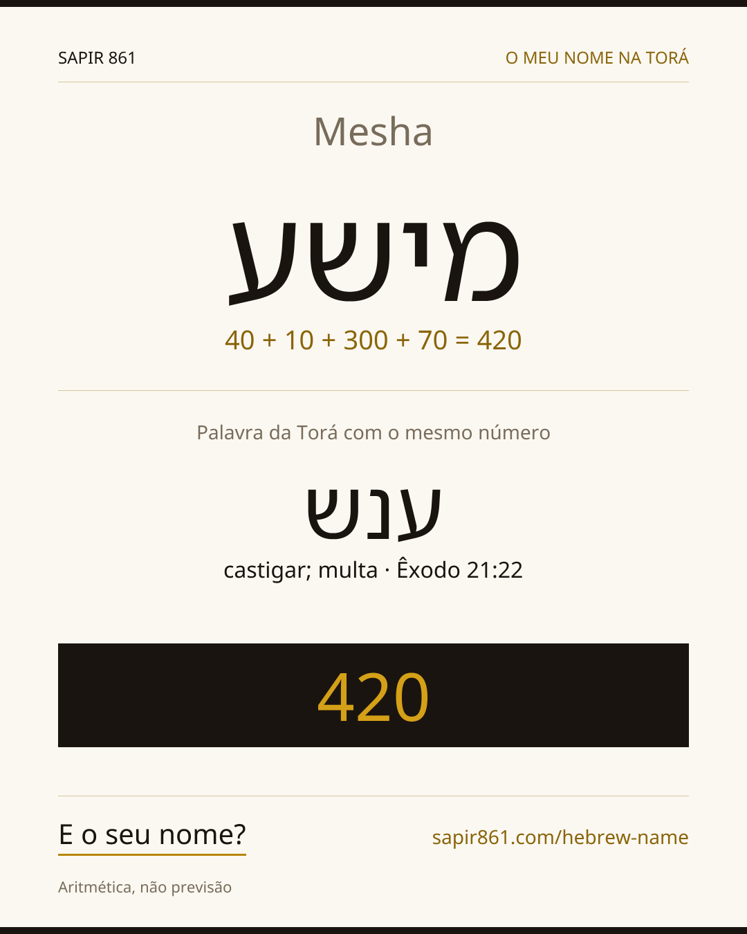 Mesha — מישע