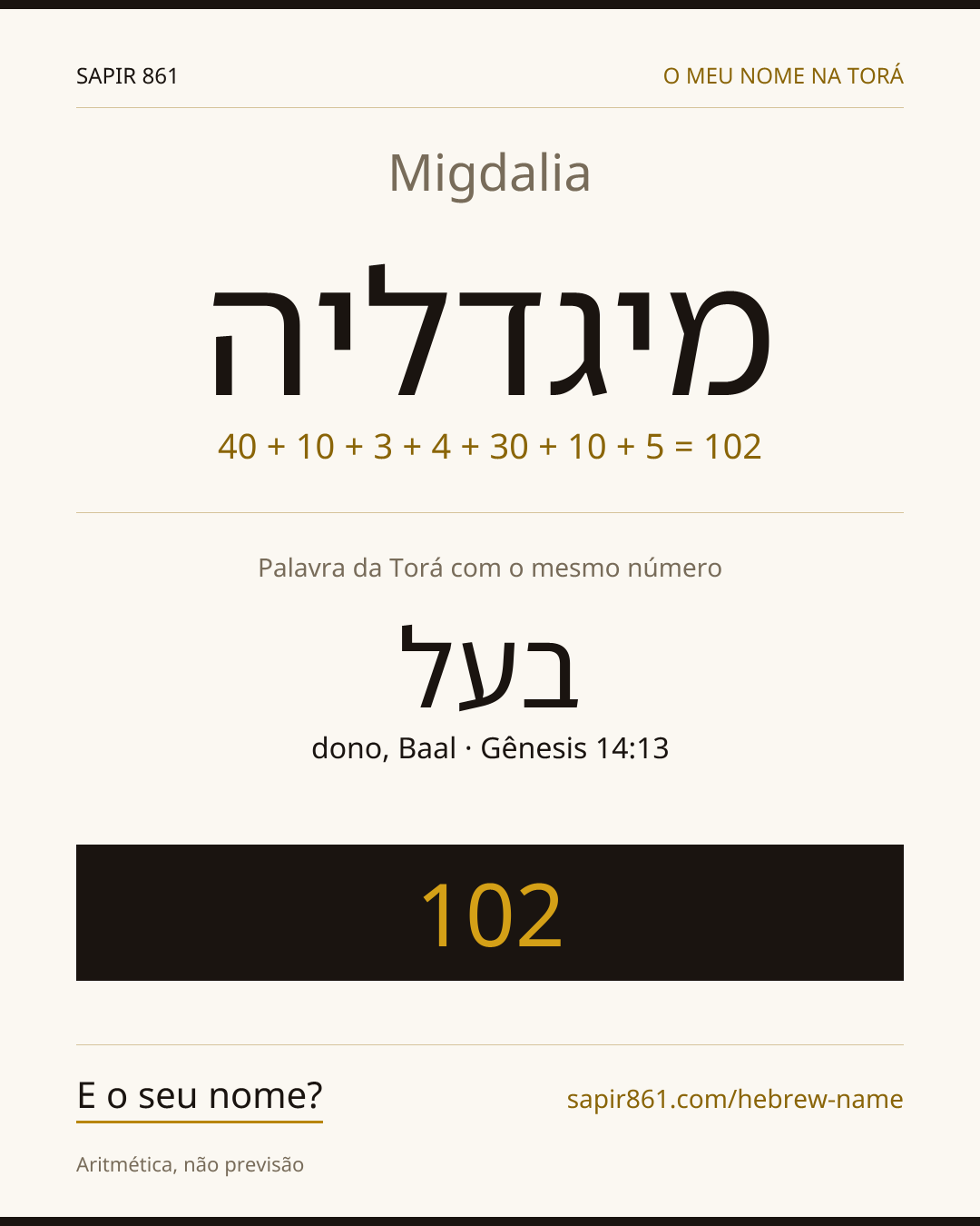 Migdalia — מיגדליה