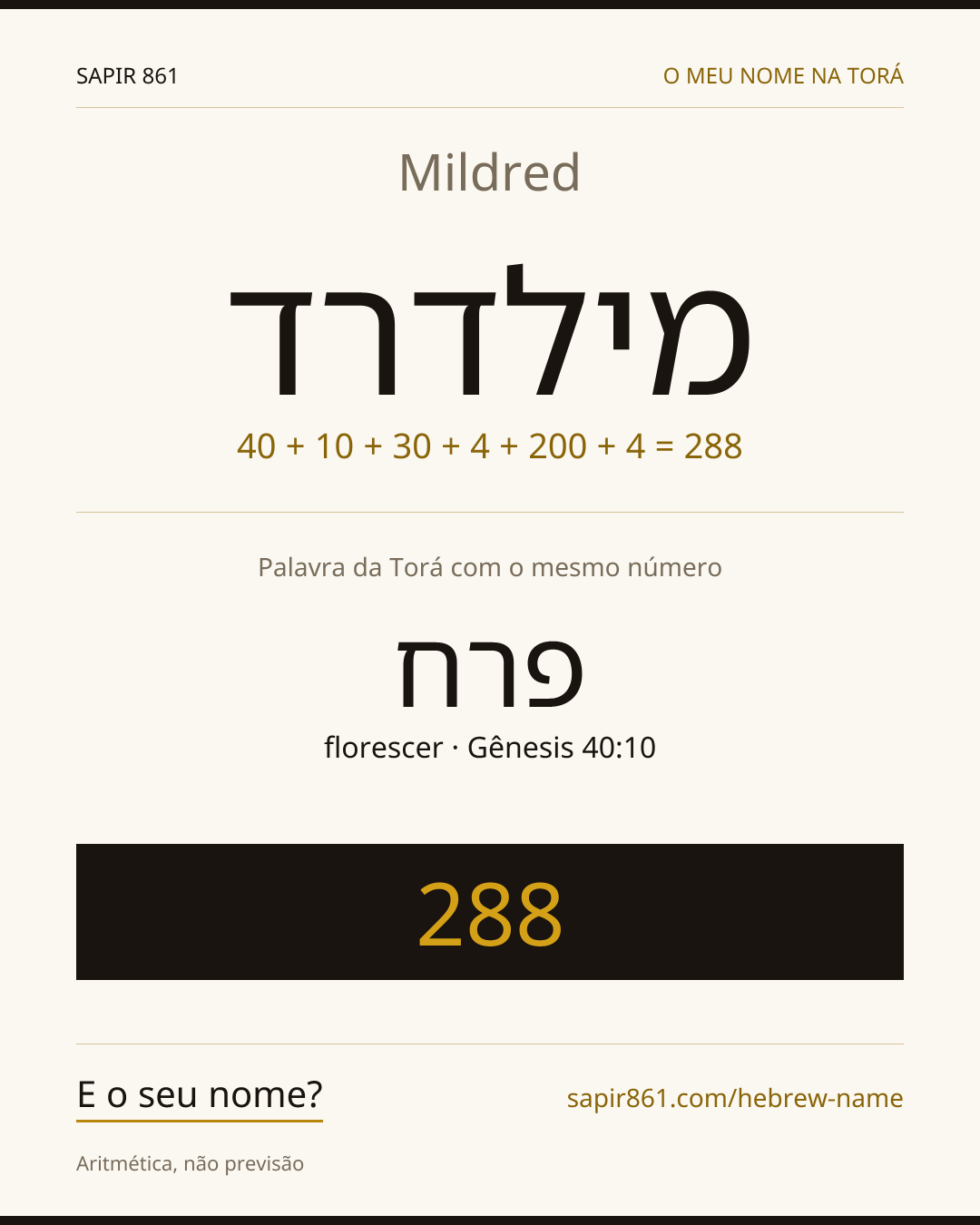 Mildred — מילדרד