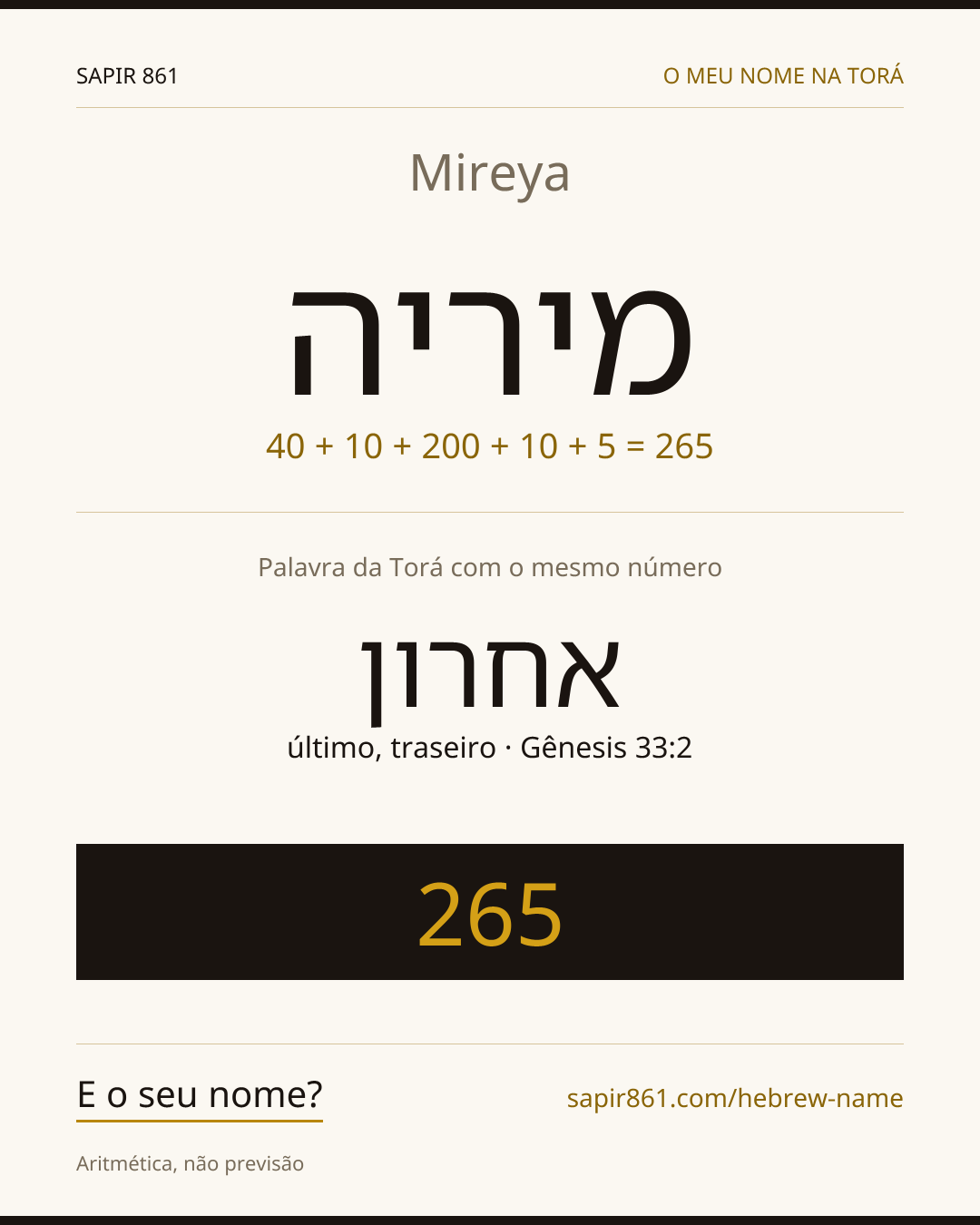 Mireya — מיריה