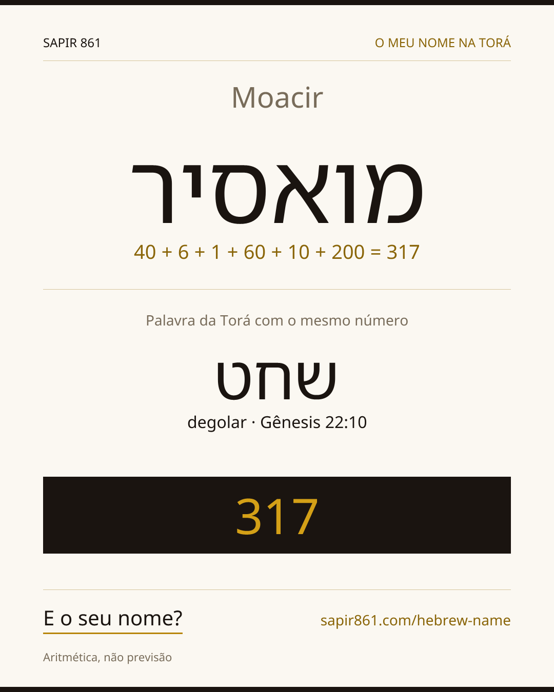 Moacir — מואסיר